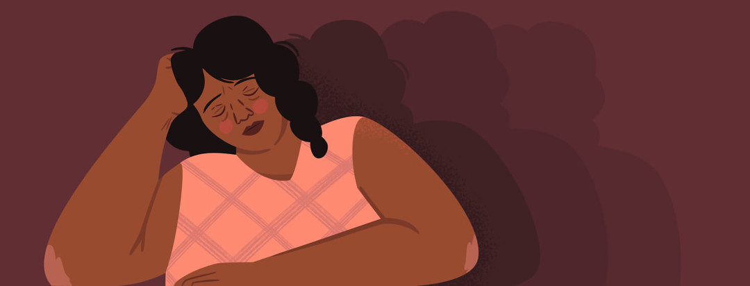 Woman experiencing fatigue